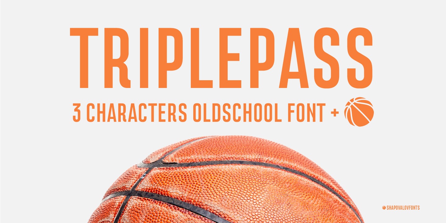 Triplepass Stencil Font preview